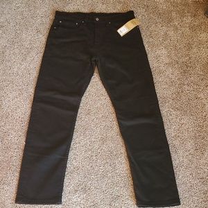 Levi's 502 black jeans.